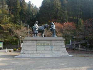 郡上八幡城の一豊の妻