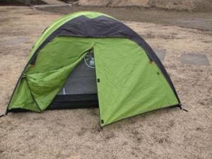 完成後の全景（後）、入口を開けたところ