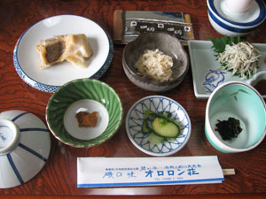 オロロン荘の朝食