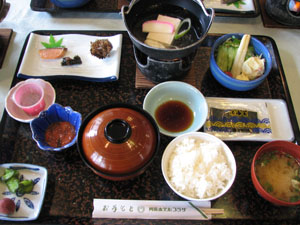 欣喜湯の朝食