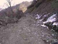 氷の帝釈山峠越え