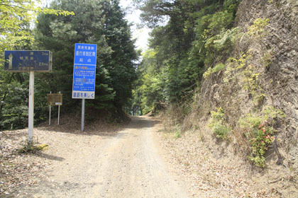 西土佐の山道