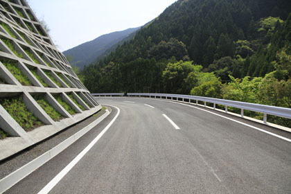 西土佐の山道