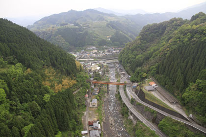 大分から宮崎の山道